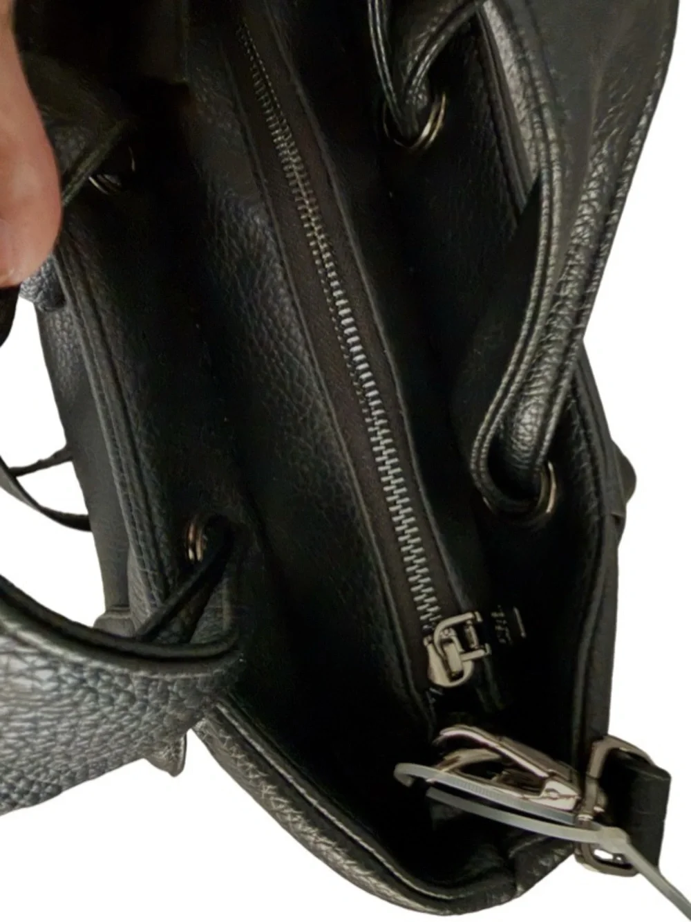 Steve Madden Satchel Bag Purse Crossbody Strap Included Black